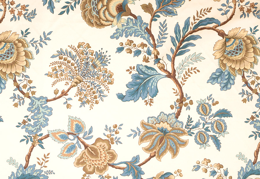 Ткань Trend Jaclyn Smith Home aqua blue 01830 Peacock