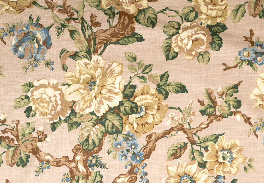 Ткань Trend Jaclyn Smith Home aqua blue 01834 Caramel