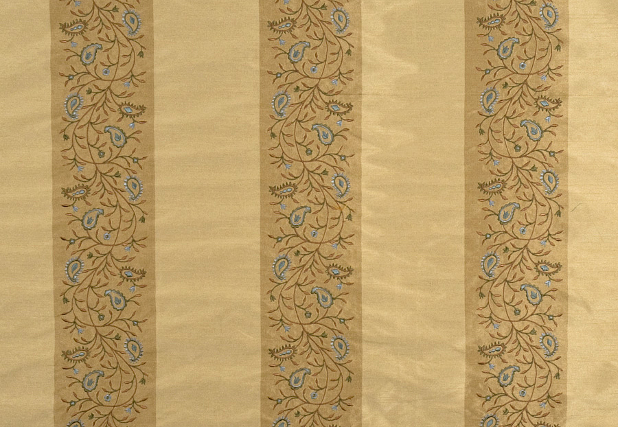 Ткань Trend Jaclyn Smith Home aqua blue 01857 Oatmeal