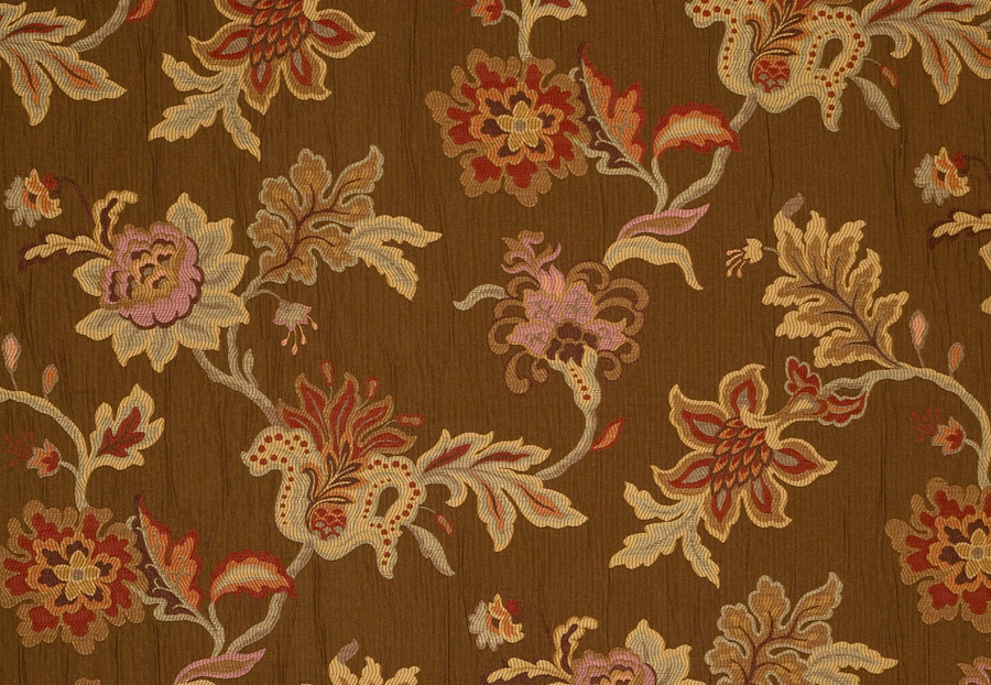 Ткань Trend Jaclyn Smith Home brown black 01846 Coffee