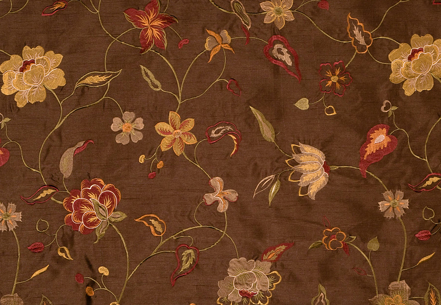 Ткань Trend Jaclyn Smith Home brown black 01855 Pecan
