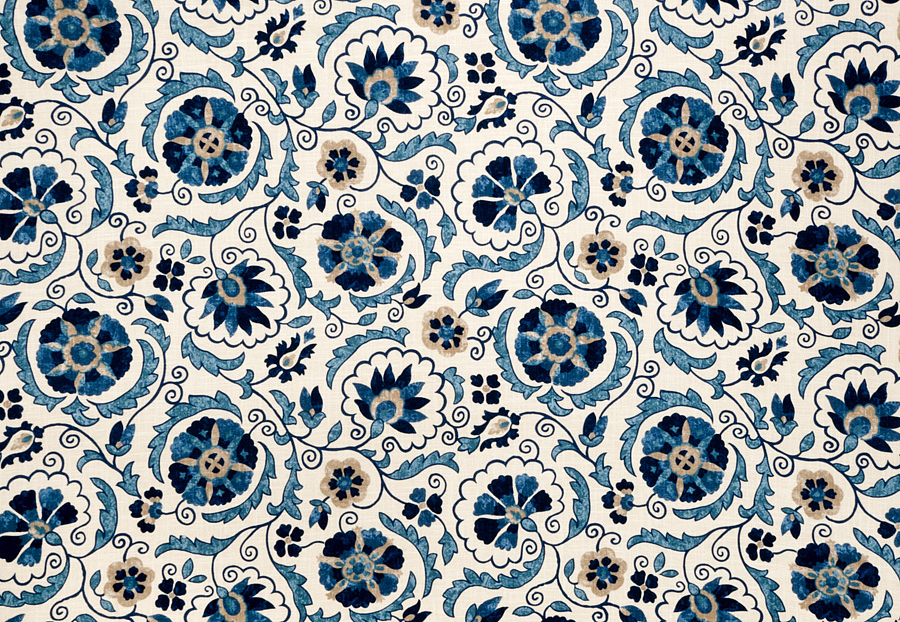 Ткань Trend Jaclyn Smith Home II cobalt robin's egg 02097/Cobalt