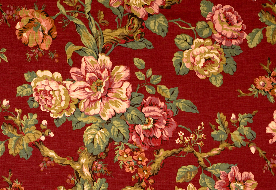 Ткань Trend Jaclyn Smith Home red spice 01834 Crimson