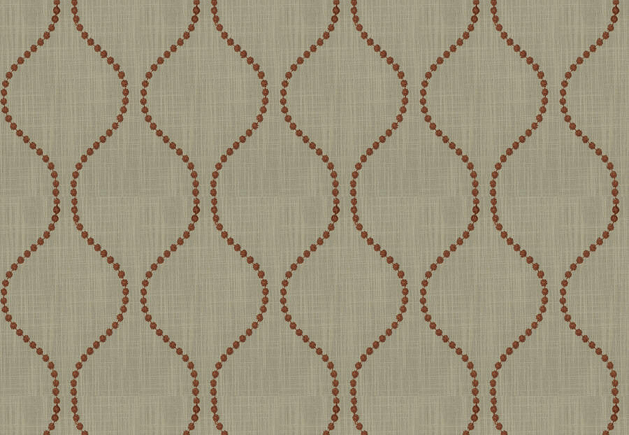 Ткань Trend Lifestyles By Color vol.IX Celestial/Coral 03654/rust