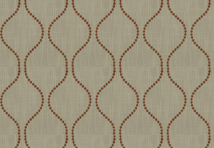 Ткань Trend Lifestyles By Color vol.IX Celestial/Coral 03654/rust
