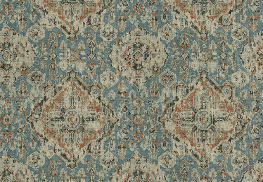Ткань Trend Lifestyles By Color vol.IX Celestial/Coral 04567/ocean
