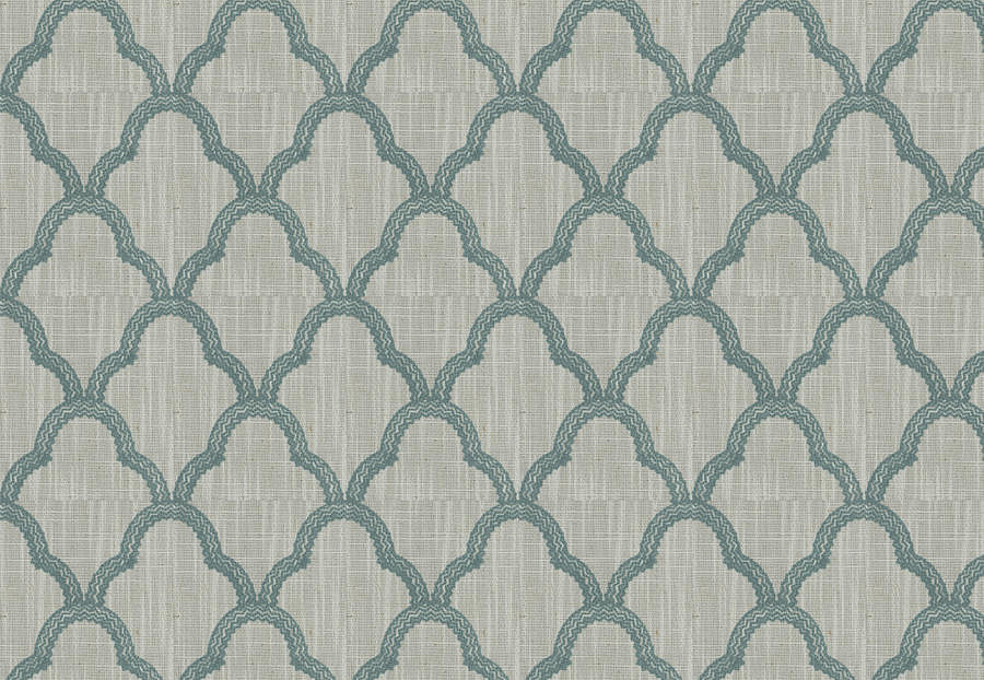 Ткань Trend Lifestyles By Color vol.IX Celestial/Coral 04578/teal