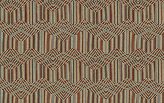 Американская ткань Trend, коллекция Lifestyles By Color vol.IX Celestial/Coral, артикул 04580/spice