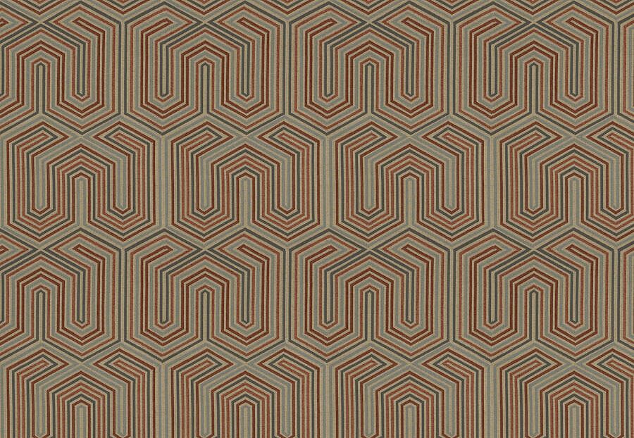 Ткань Trend Lifestyles By Color vol.IX Celestial/Coral 04580/spice