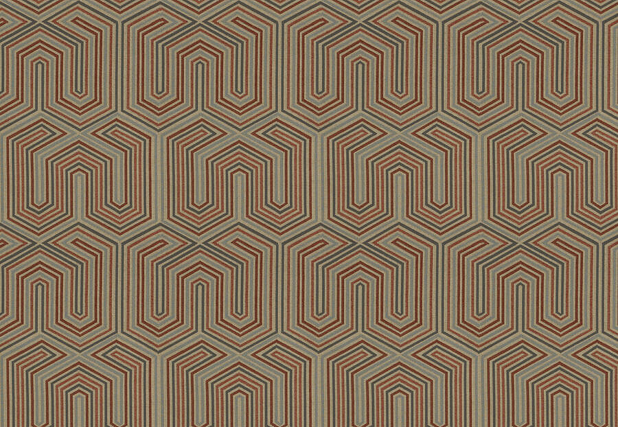 Ткань Trend Lifestyles By Color vol.IX Celestial/Coral 04580/spice