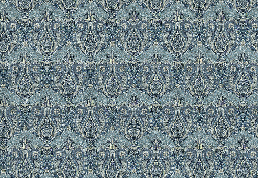 Ткань Trend Lifestyles By Color vol.IX Pacific/Royal 04604/porcelain
