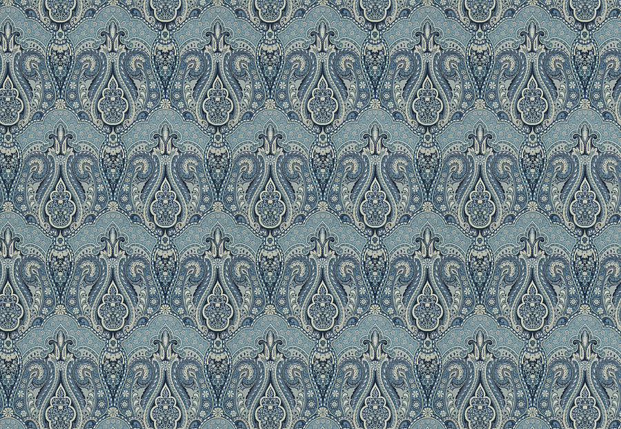 Ткань Trend Lifestyles By Color vol.IX Pacific/Royal 04604/porcelain