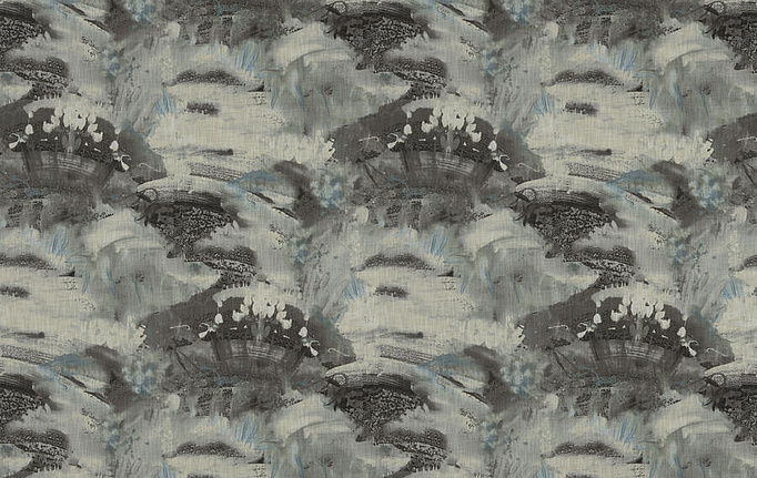 Американская ткань Fabricut, коллекция Luxe Nuances Cumulus Breeze, артикул ParadiseValley/Arctic