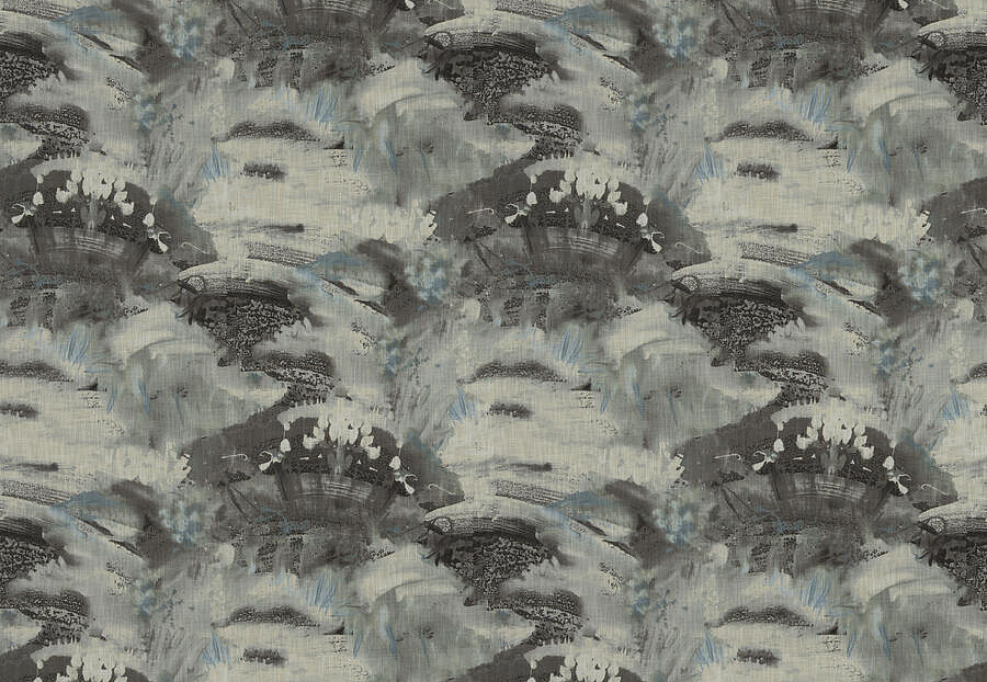 Ткань Fabricut Luxe Nuances Cumulus Breeze ParadiseValley/Arctic