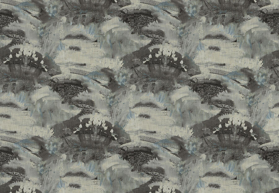 Ткань Fabricut Luxe Nuances Cumulus Breeze ParadiseValley/Arctic