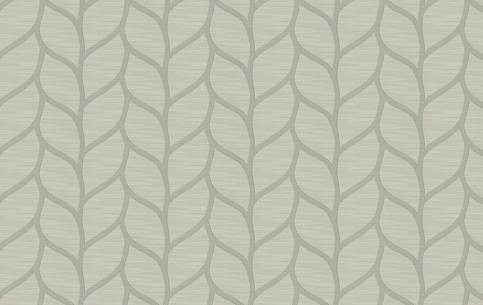Американская ткань Fabricut, коллекция Luxe Nuances Cumulus Breeze, артикул TenaflyLeaf/Platinum