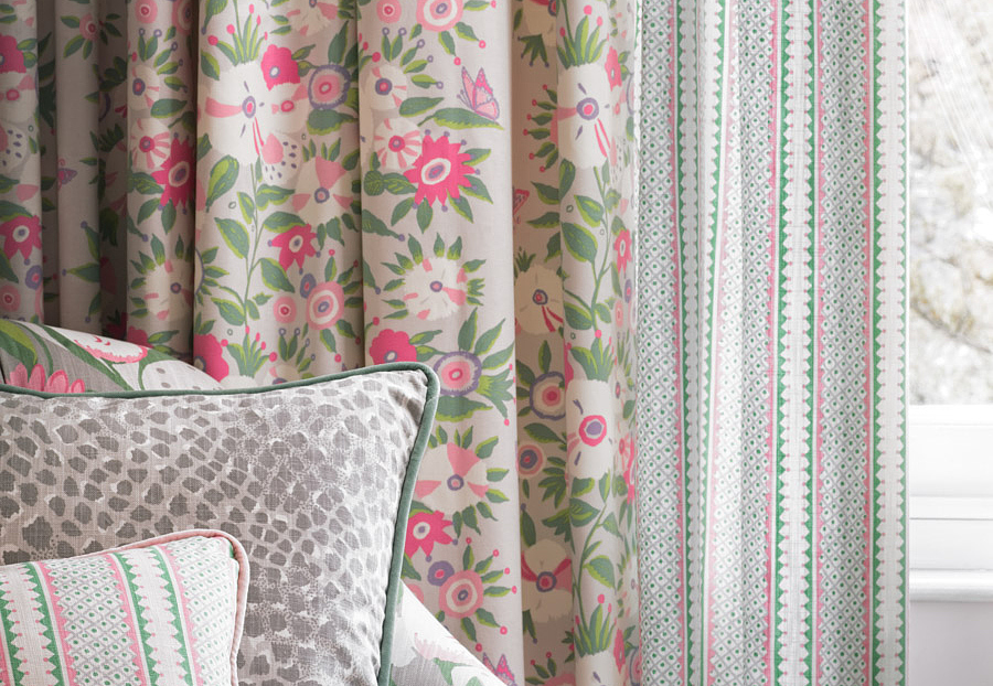 Ткань Blendworth Bazaar Bella/Japonica