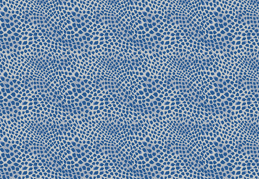 Ткань Blendworth Bazaar Paws/Cobalt