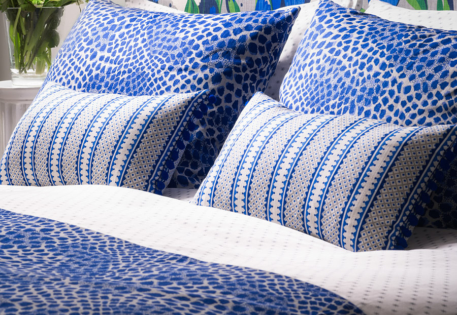 Ткань Blendworth Bazaar Paws/Cobalt