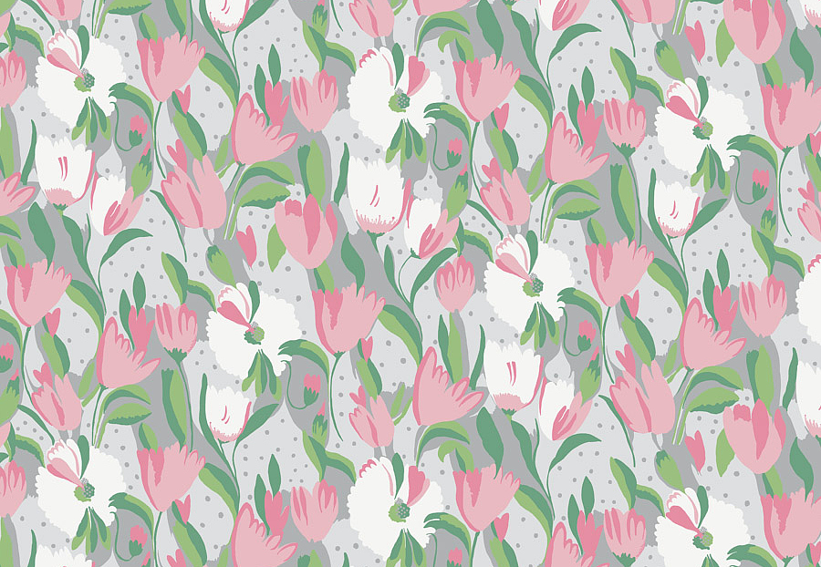 Ткань Blendworth Bazaar Tulip Reign/Angelica