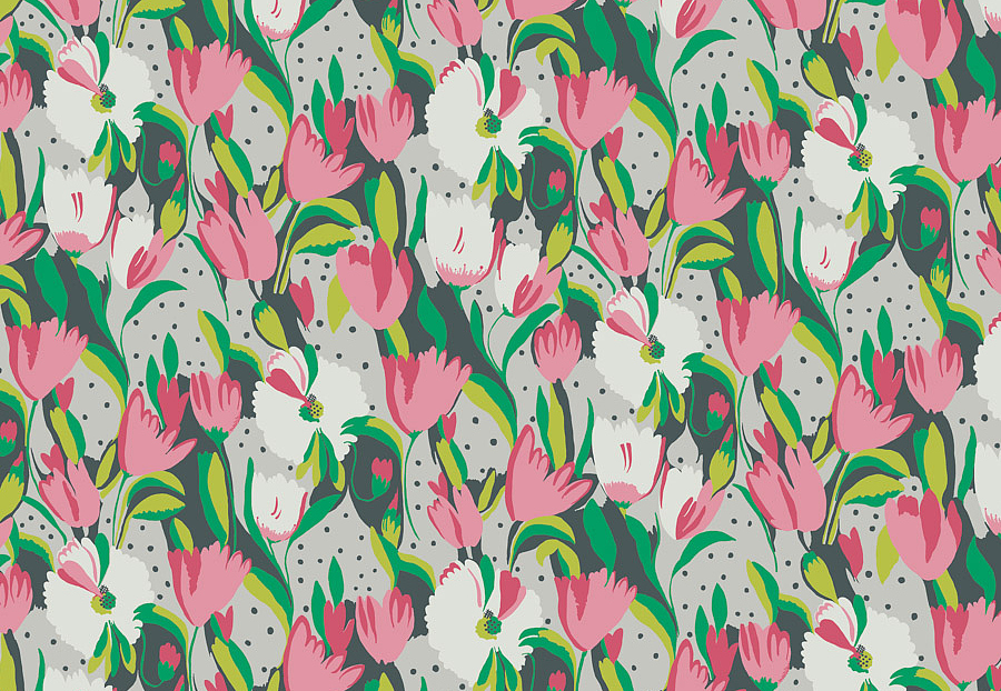Ткань Blendworth Bazaar Tulip Reign/Tatiana