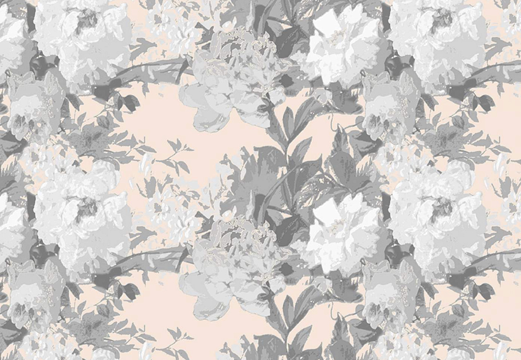 Обои Nicolette Mayer Regence Redux Les Fleurs/Nude Toile