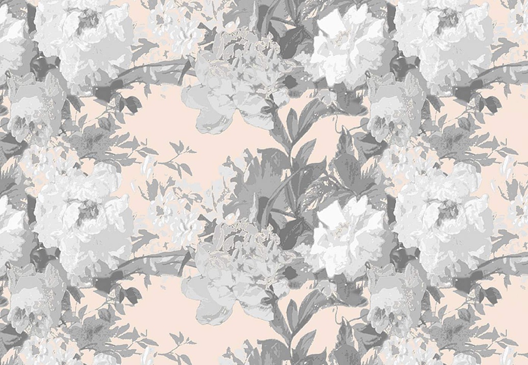 Обои Nicolette Mayer Regence Redux Les Fleurs/Nude Toile