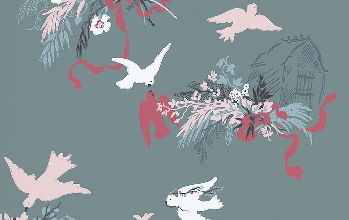 Английские обои Little Greene, коллекция National Trust Papers III, артикул 0263VOETRUR