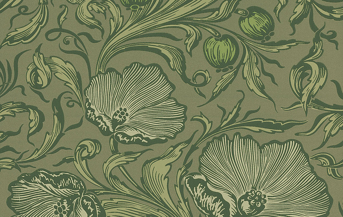 Английские обои Little Greene, коллекция National Trust Papers III, артикул 0263PTSAGEG