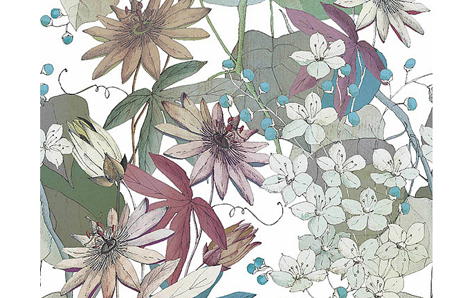 Английские панно и фотообои 1838 Wallcoverings, коллекция Murals, артикул 1906-131-02