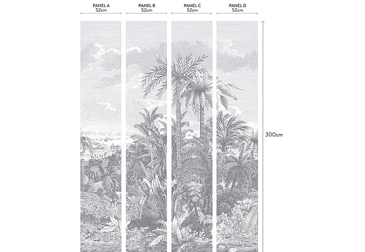 Панно и фотообои 1838 Wallcoverings Murals 1906-133-02