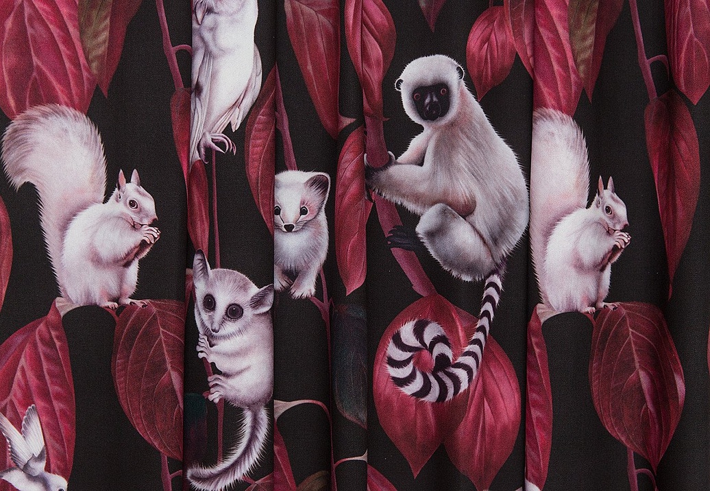 Ткань Witch & Watchman Fabric collection Siberia Dark Fabric