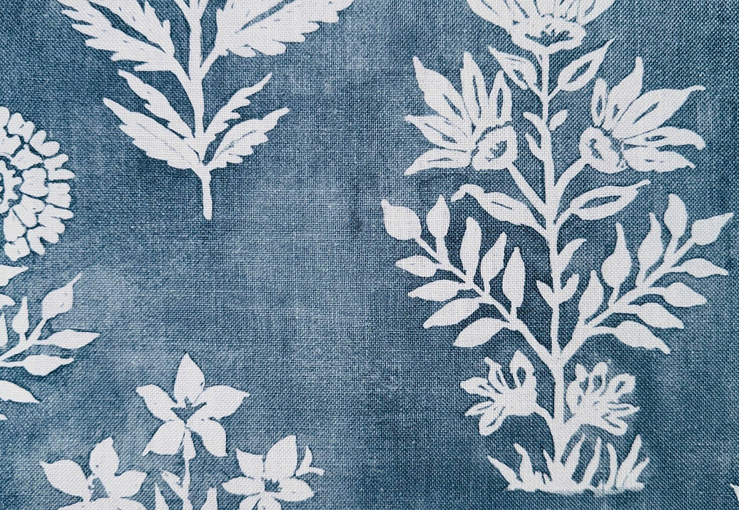 Ткань Galleria Arben Babur FloralBatik/CornflowerBlue