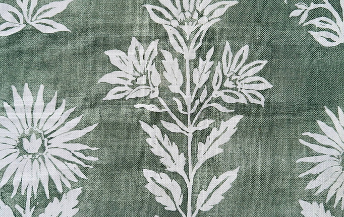 Бельгийская ткань Galleria Arben, коллекция Babur, артикул FloralBatik/Fennel
