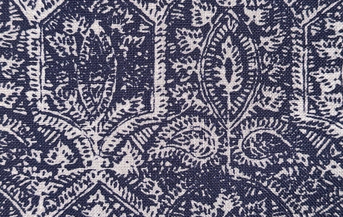 Бельгийская ткань Galleria Arben, коллекция Babur, артикул Jaipur/Indigo