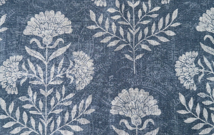 Бельгийская ткань Galleria Arben, коллекция Babur, артикул Marigold/Blue/Clay