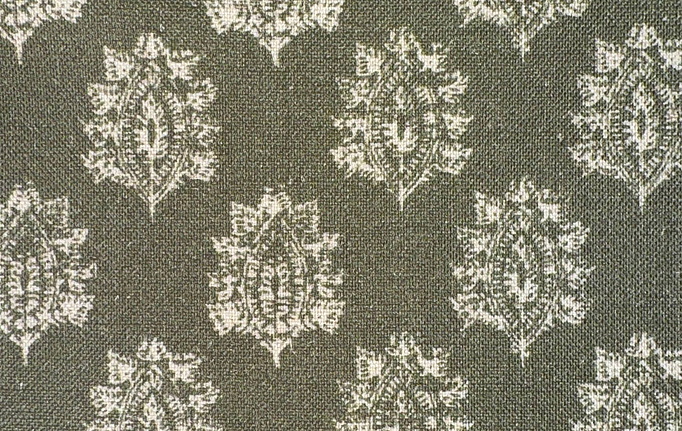 Бельгийская ткань Galleria Arben, коллекция Babur, артикул Mudra/Green/PepperCorn