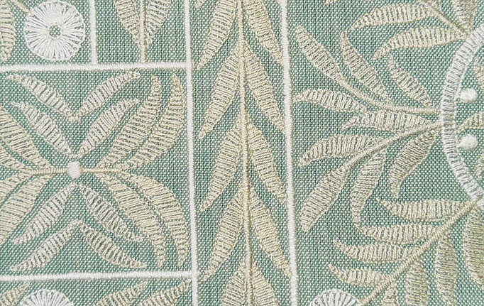 Бельгийская ткань Galleria Arben, коллекция Babur, артикул MughalGarden/Blue/Stone