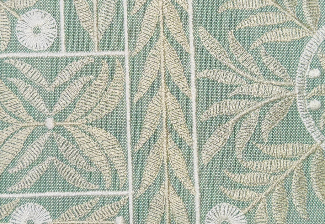 Ткань Galleria Arben Babur MughalGarden/Blue/Stone