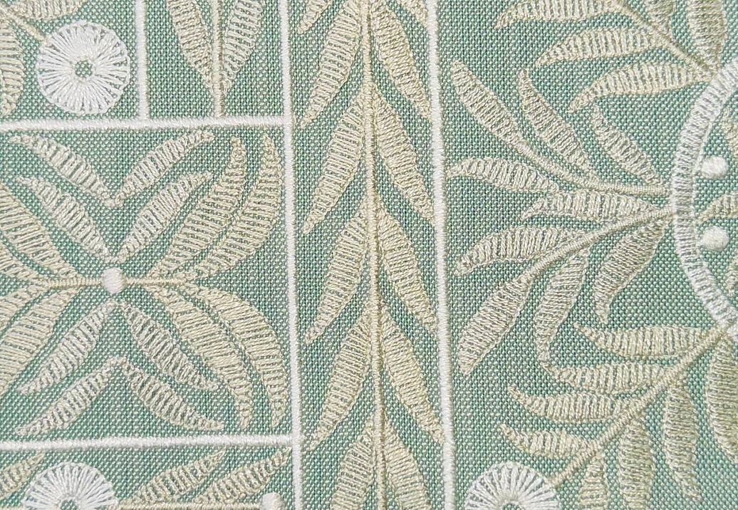Ткань Galleria Arben Babur MughalGarden/Blue/Stone