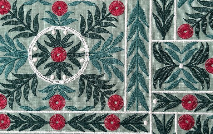 Бельгийская ткань Galleria Arben, коллекция Babur, артикул MughalGarden/Juniper