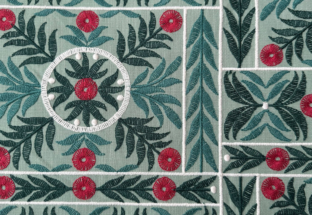 Ткань Galleria Arben Babur MughalGarden/Juniper