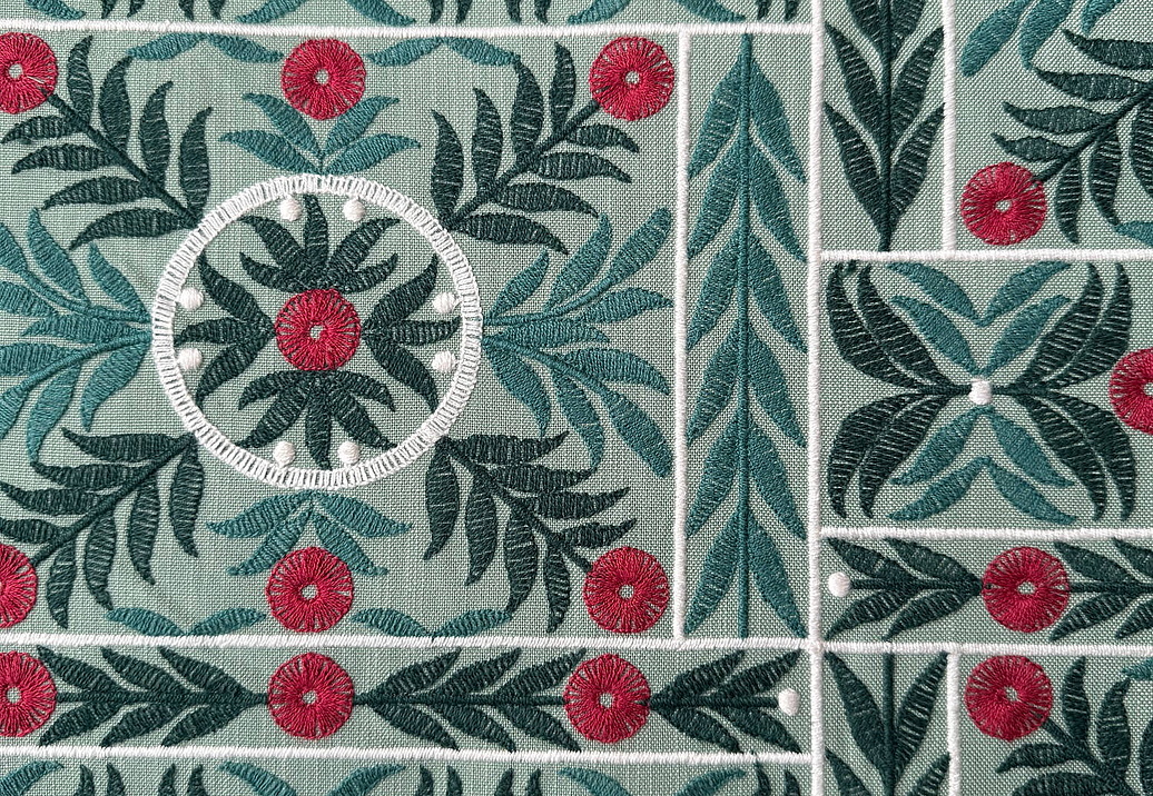 Ткань Galleria Arben Babur MughalGarden/Juniper