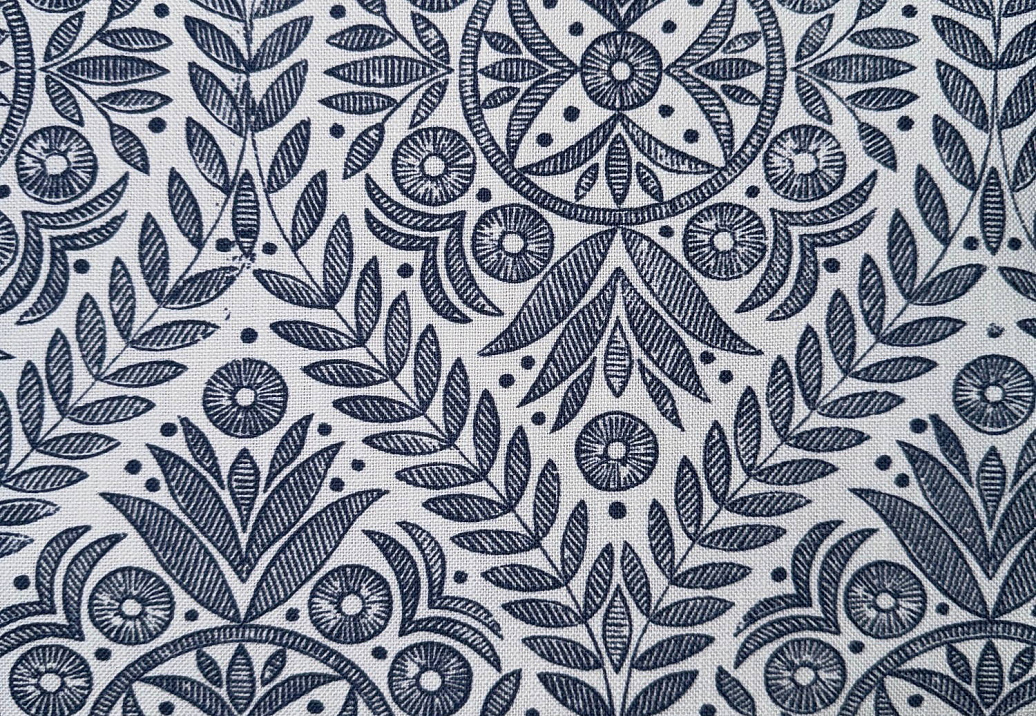 Ткань Galleria Arben Babur PavillionTrellis/Indigo