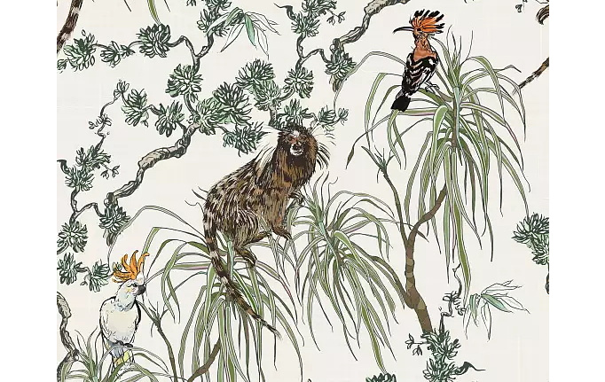 Российская ткань Серебрянная Студия (Silver Studio), коллекция Timeless Botanic, артикул D515/02/TW