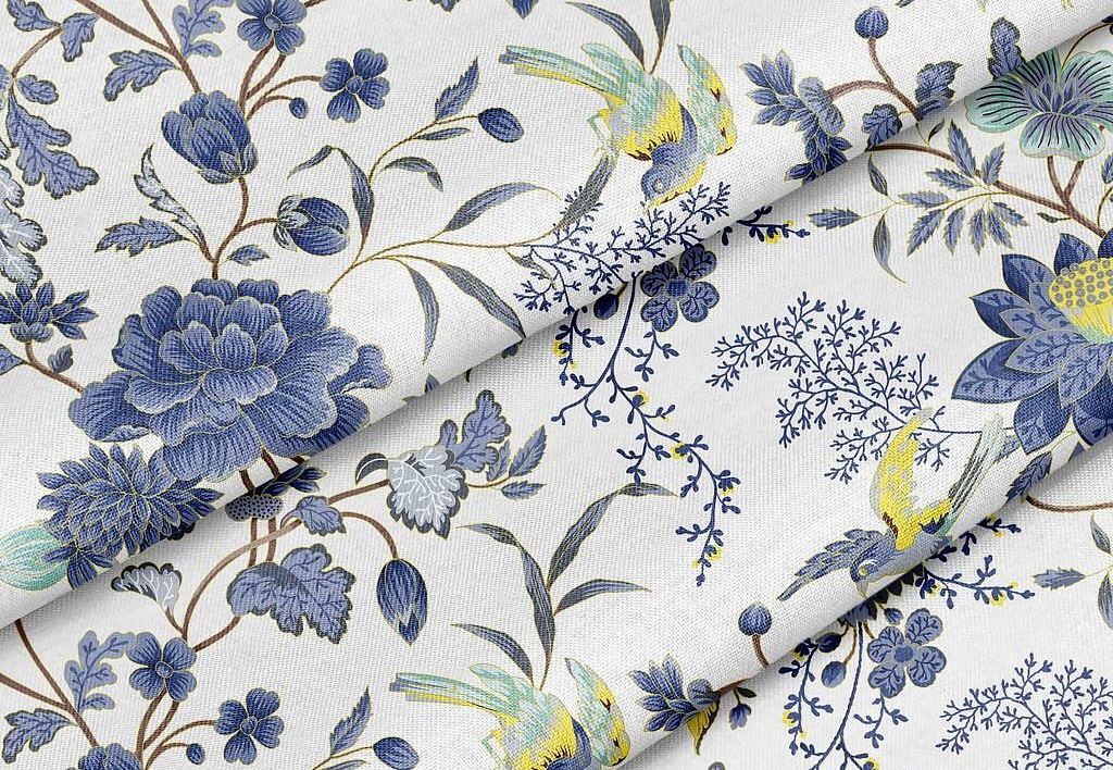 Ткань Marufabrics Florium Amorilas/Blue