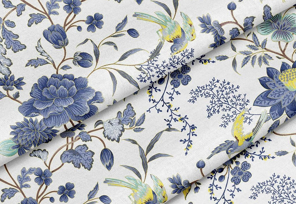 Ткань Marufabrics Florium Amorilas/Blue