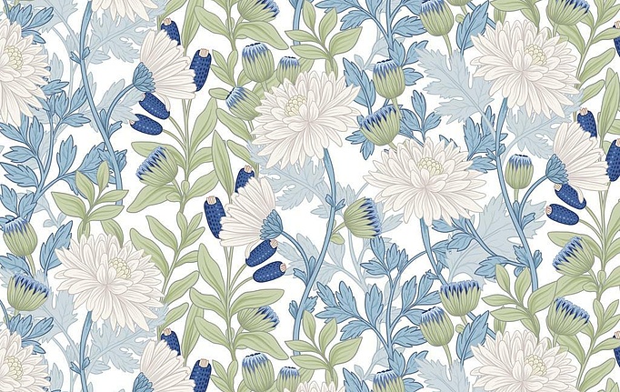 Российская ткань Marufabrics, коллекция Florium, артикул Daisy