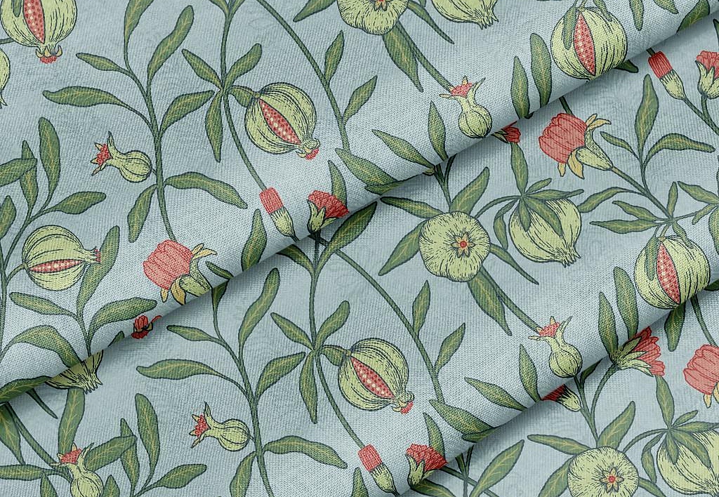 Ткань Marufabrics Florium Granate
