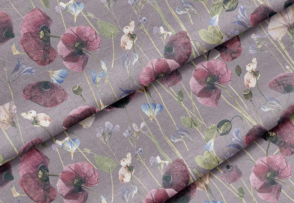 Ткань Marufabrics Florium Meadow/Violet